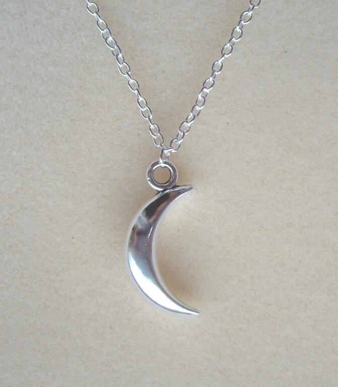 Triquetra Crescent Moon Necklace