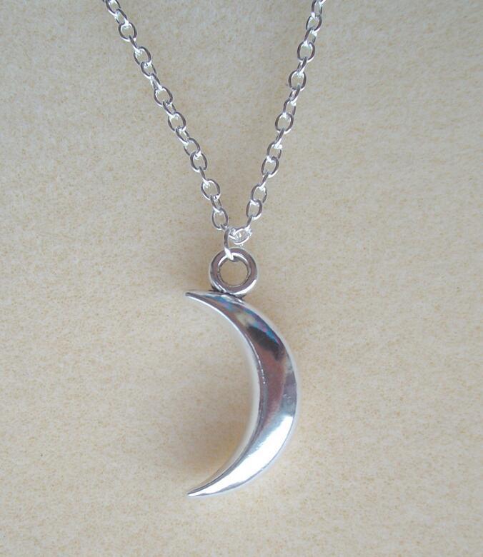 Triquetra Crescent Moon Necklace
