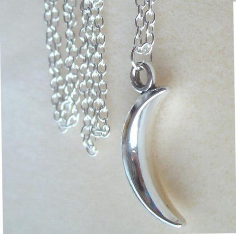 Triquetra Crescent Moon Necklace
