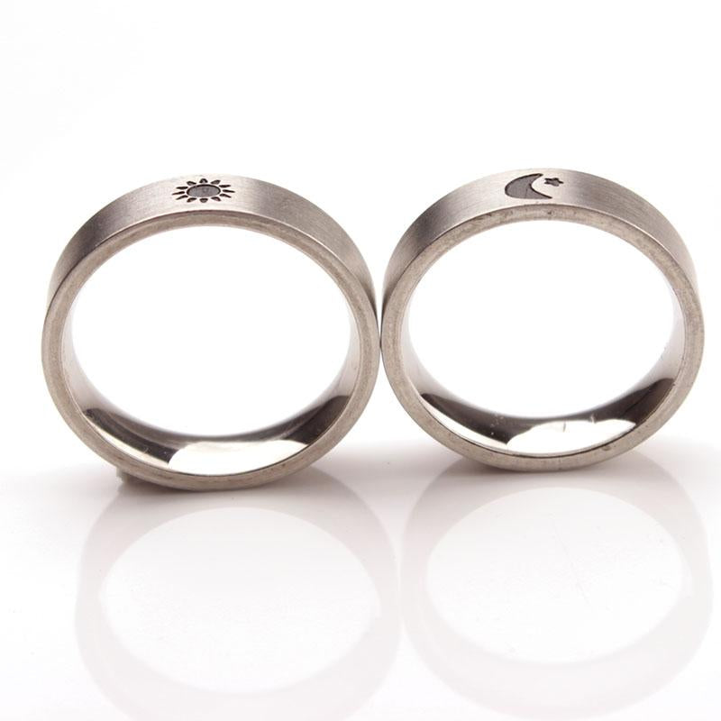 Sun & Moon Engarved Ring