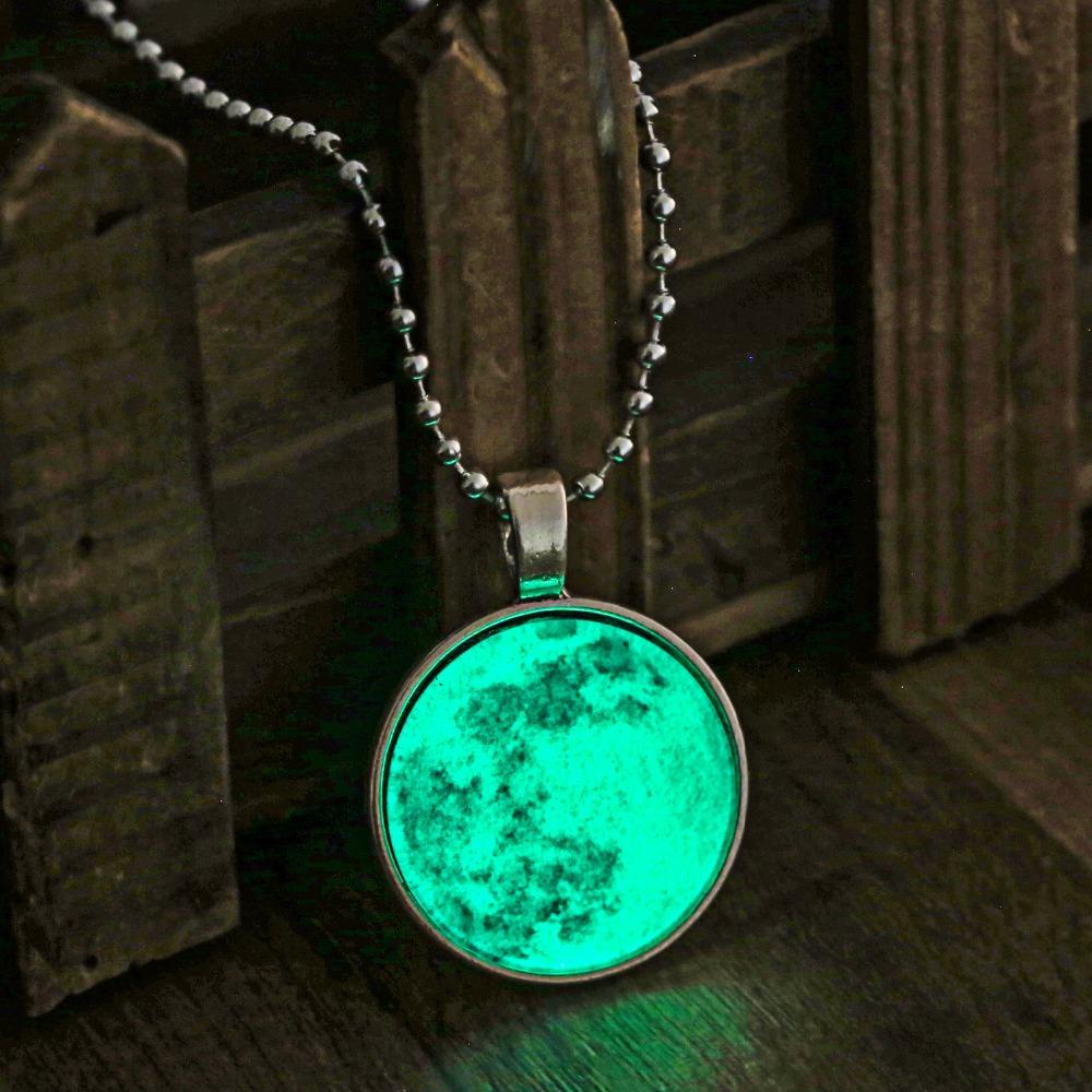 Glow in The Dark Galaxy Necklace