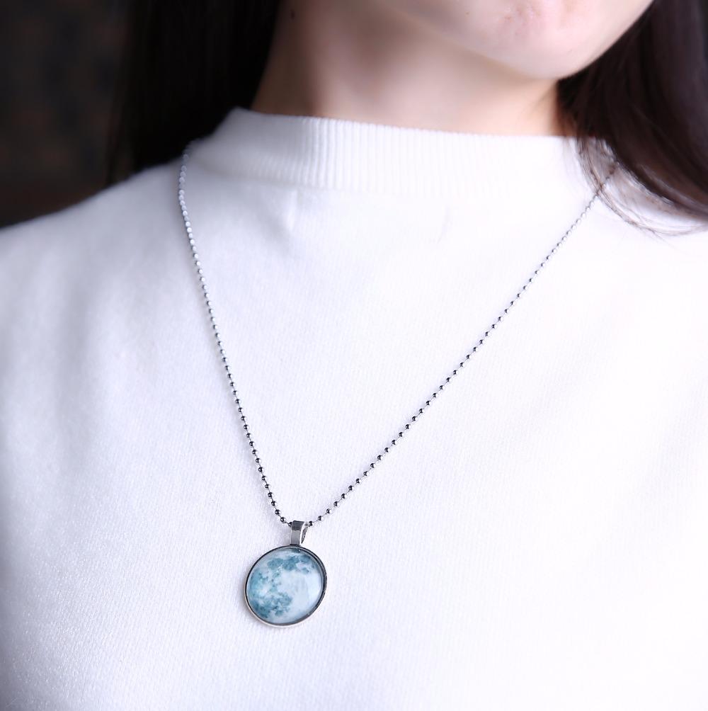 Glow in The Dark Galaxy Necklace