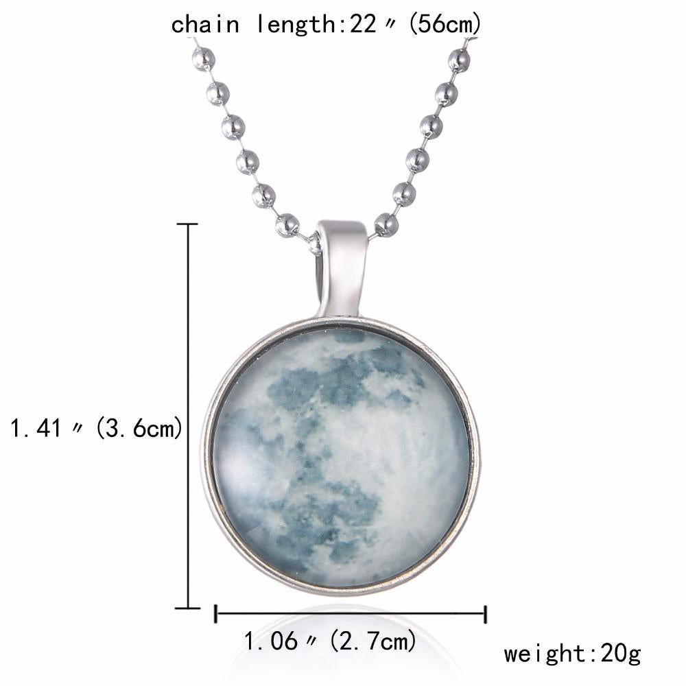Glow in The Dark Galaxy Necklace