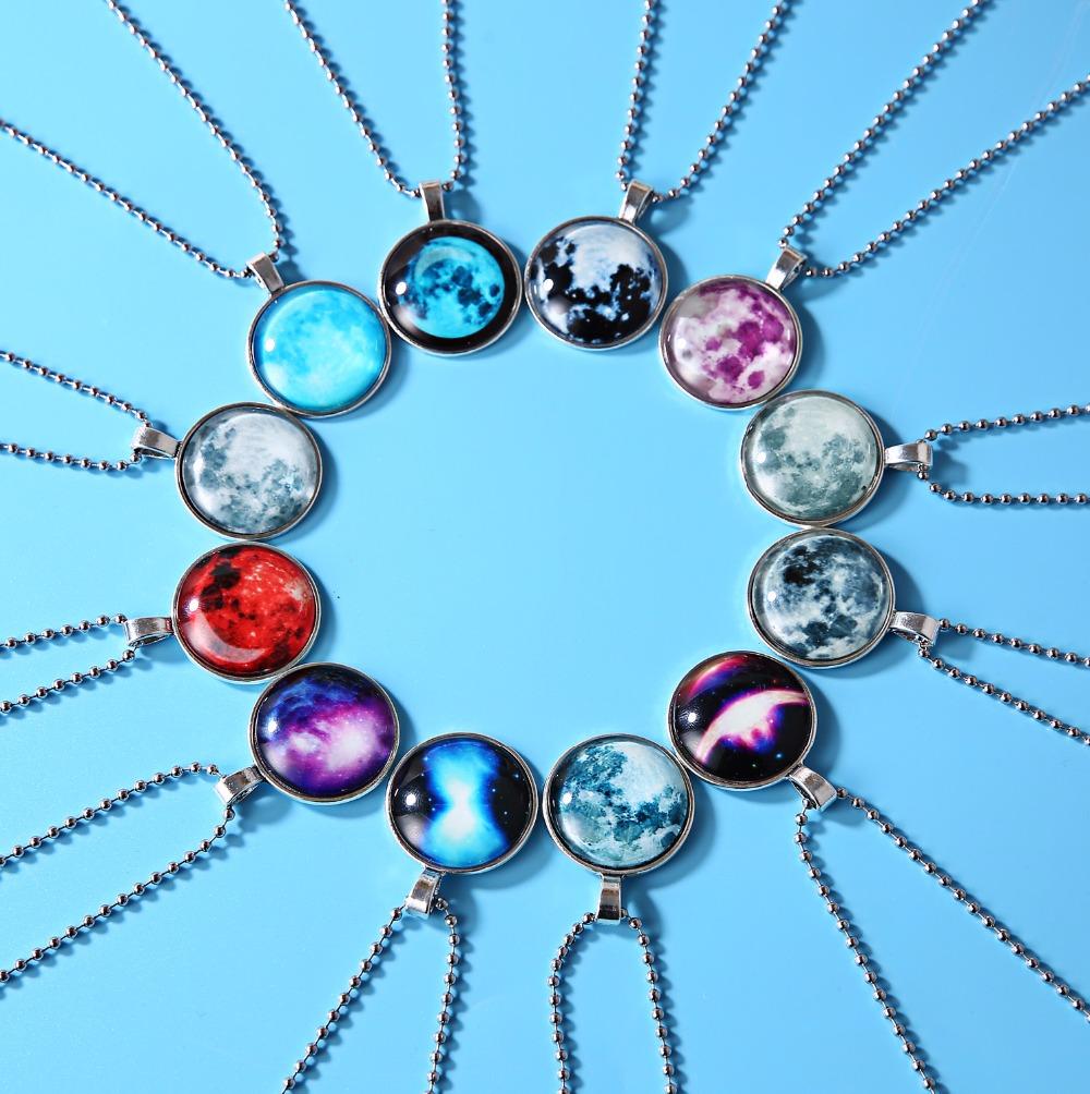 Glow in The Dark Galaxy Necklace