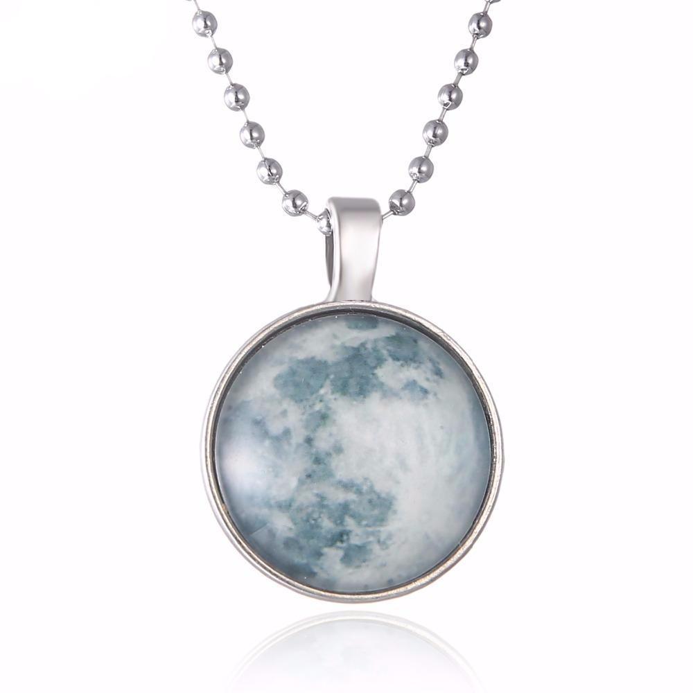 Glow in The Dark Galaxy Necklace