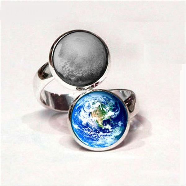 Double Planet Cuff Ring
