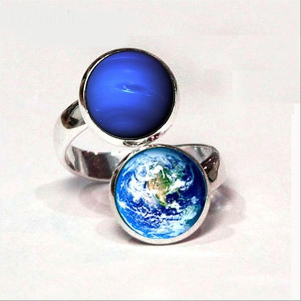 Double Planet Cuff Ring
