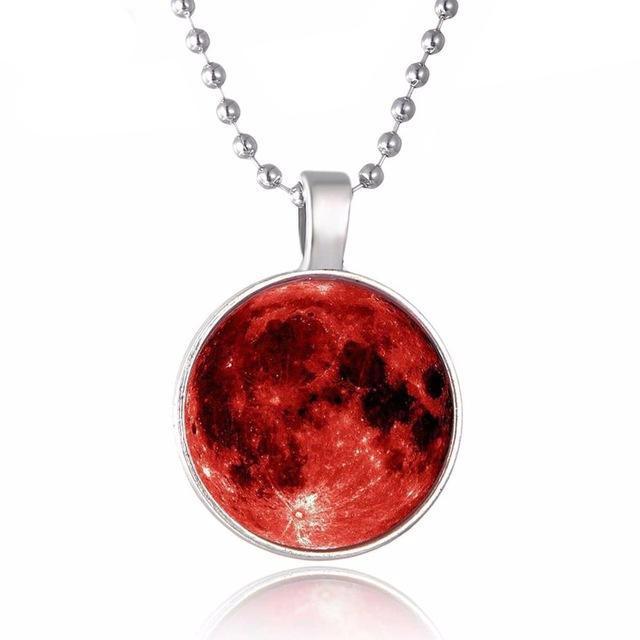 Glow in The Dark Galaxy Necklace