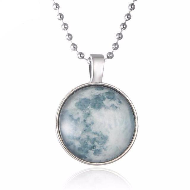 Glow in The Dark Galaxy Necklace