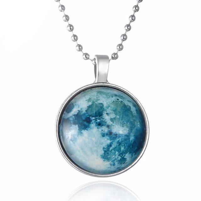 Glow in The Dark Galaxy Necklace